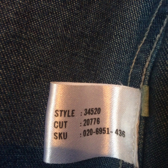 SOLD Old School Brand Small Light Denim Jean Jacket - Picture 8 of 8